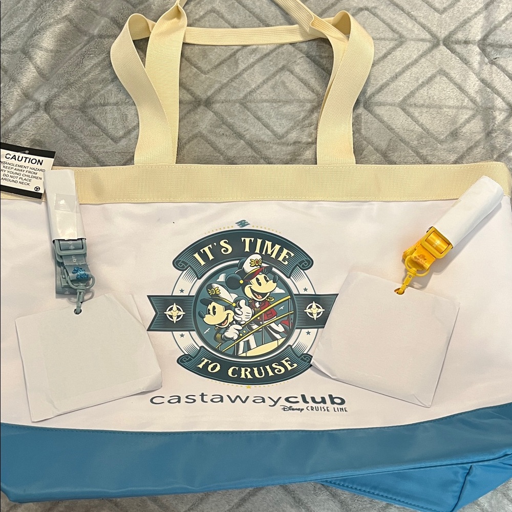 Disney Blue and Cream Shoulder Bag